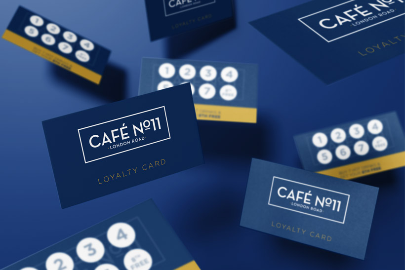 Cafe No11 - Loyalty Card Design